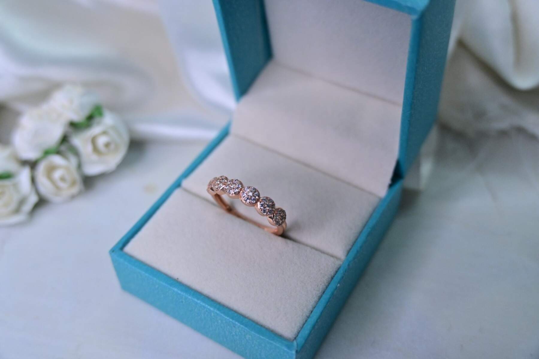 Blushing Rose Gold Band Ring