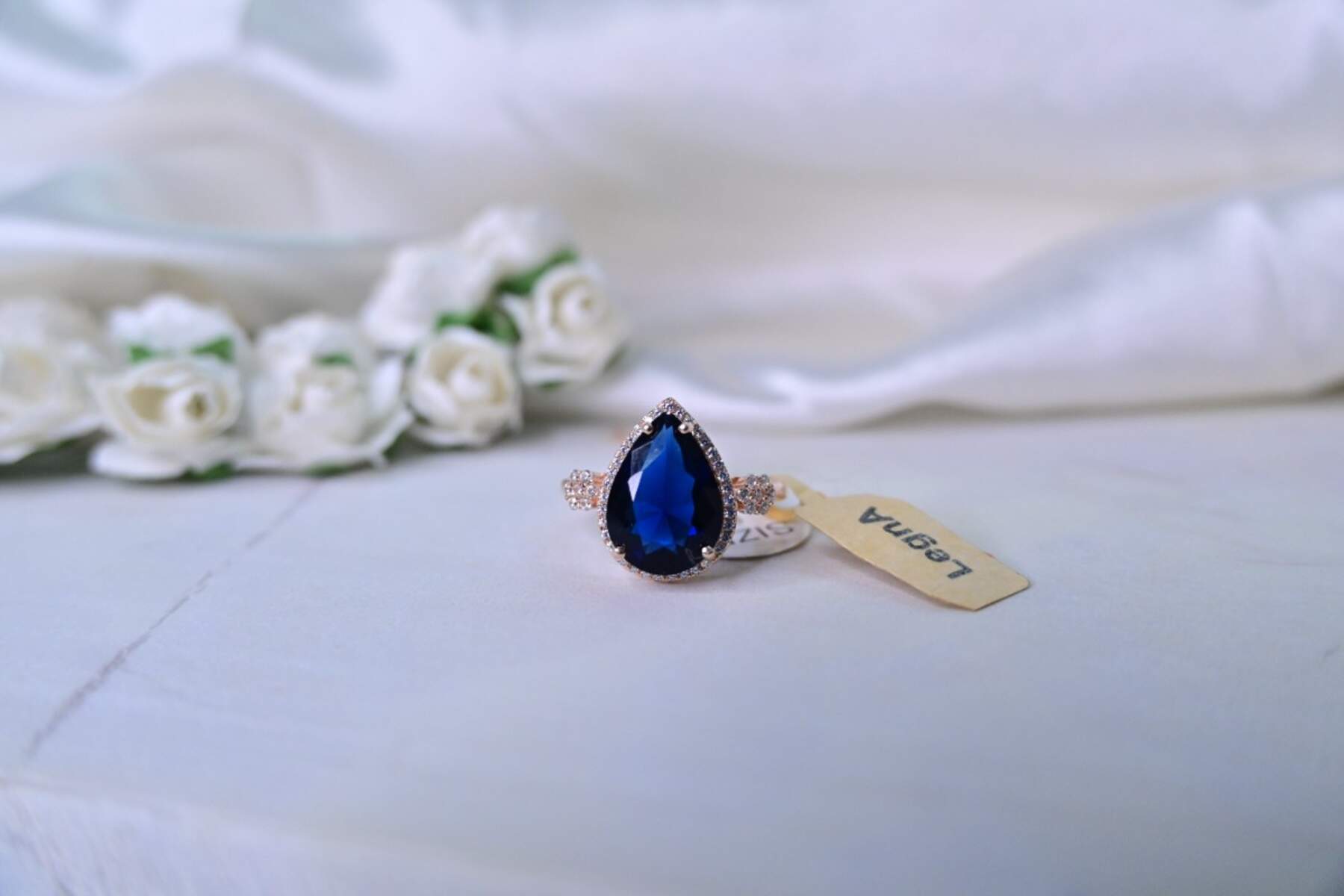 Statement Tear Drop Ring