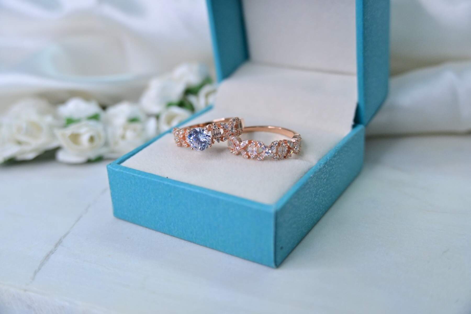 Rose Gold Combo Rings