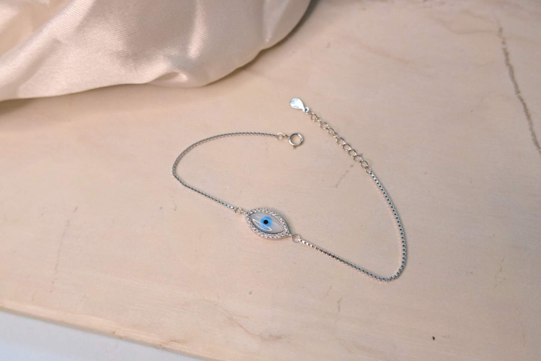 Eye Shaped Evil Eye Bracelet