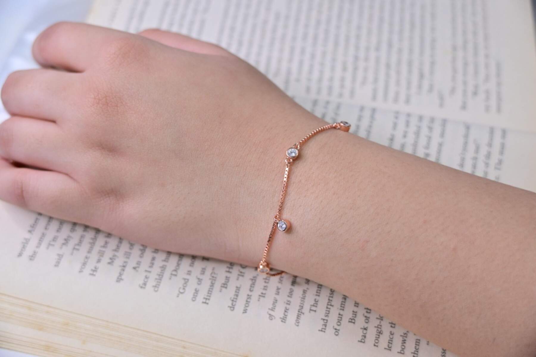 Blushing Beauty CZ Bracelet