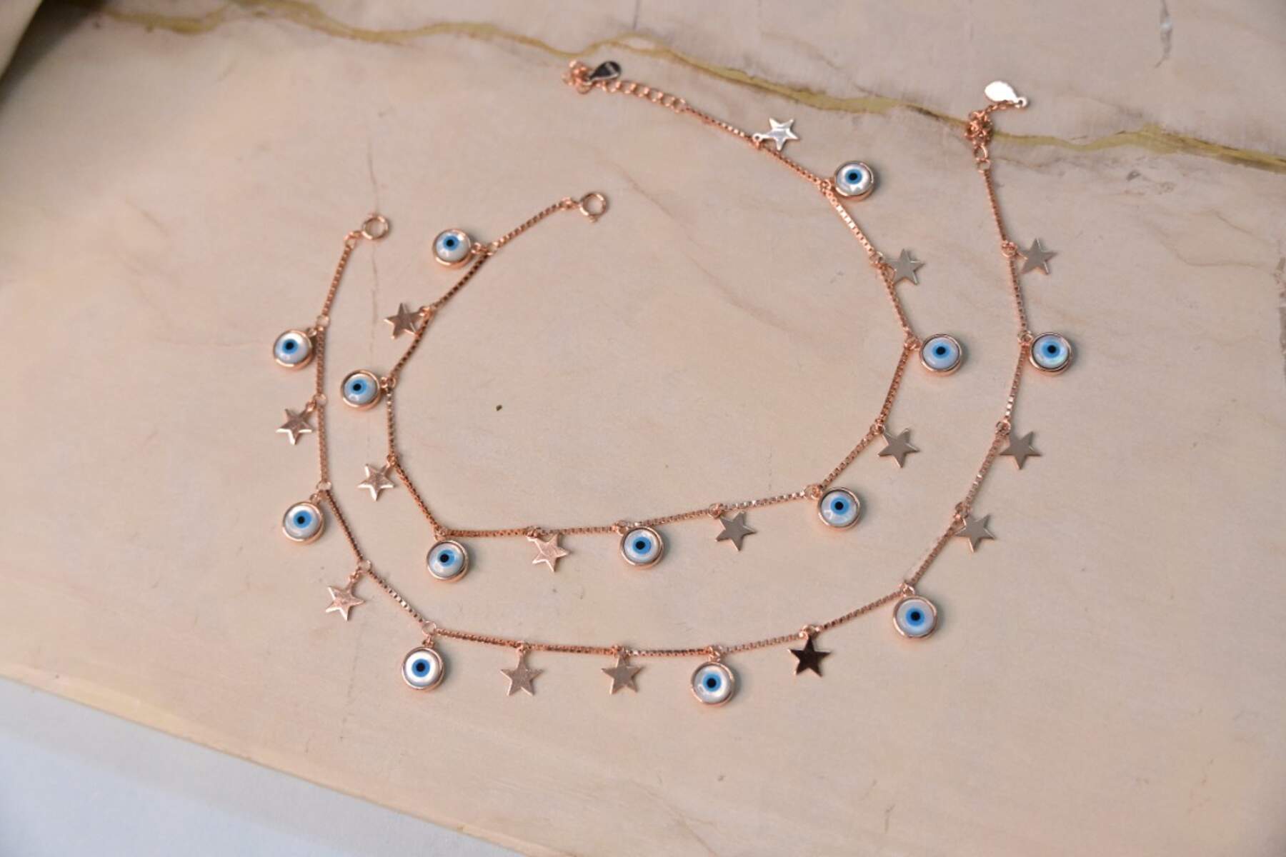 Evil Eye Charm Anklets