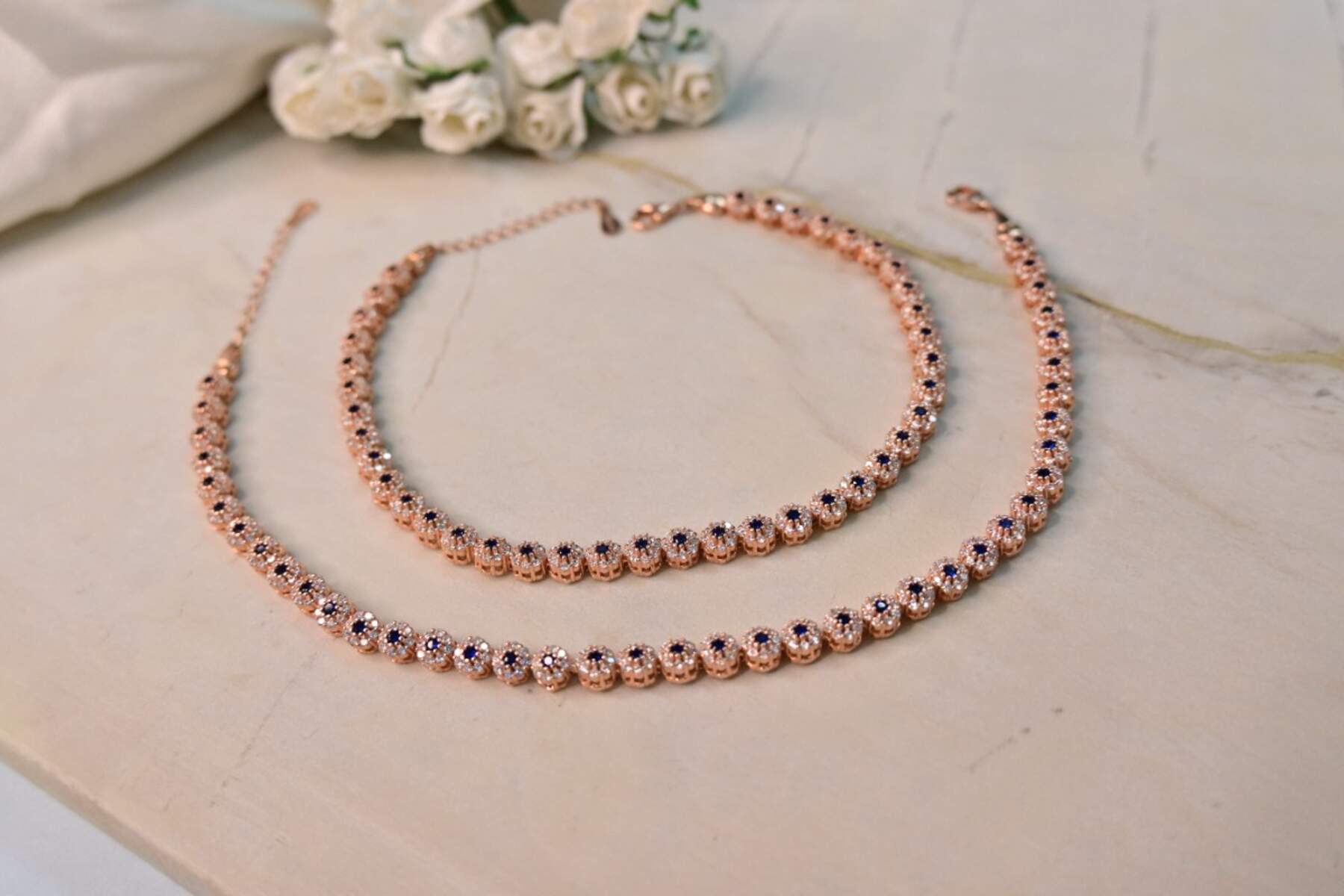 Rose Gold Designer Anklets