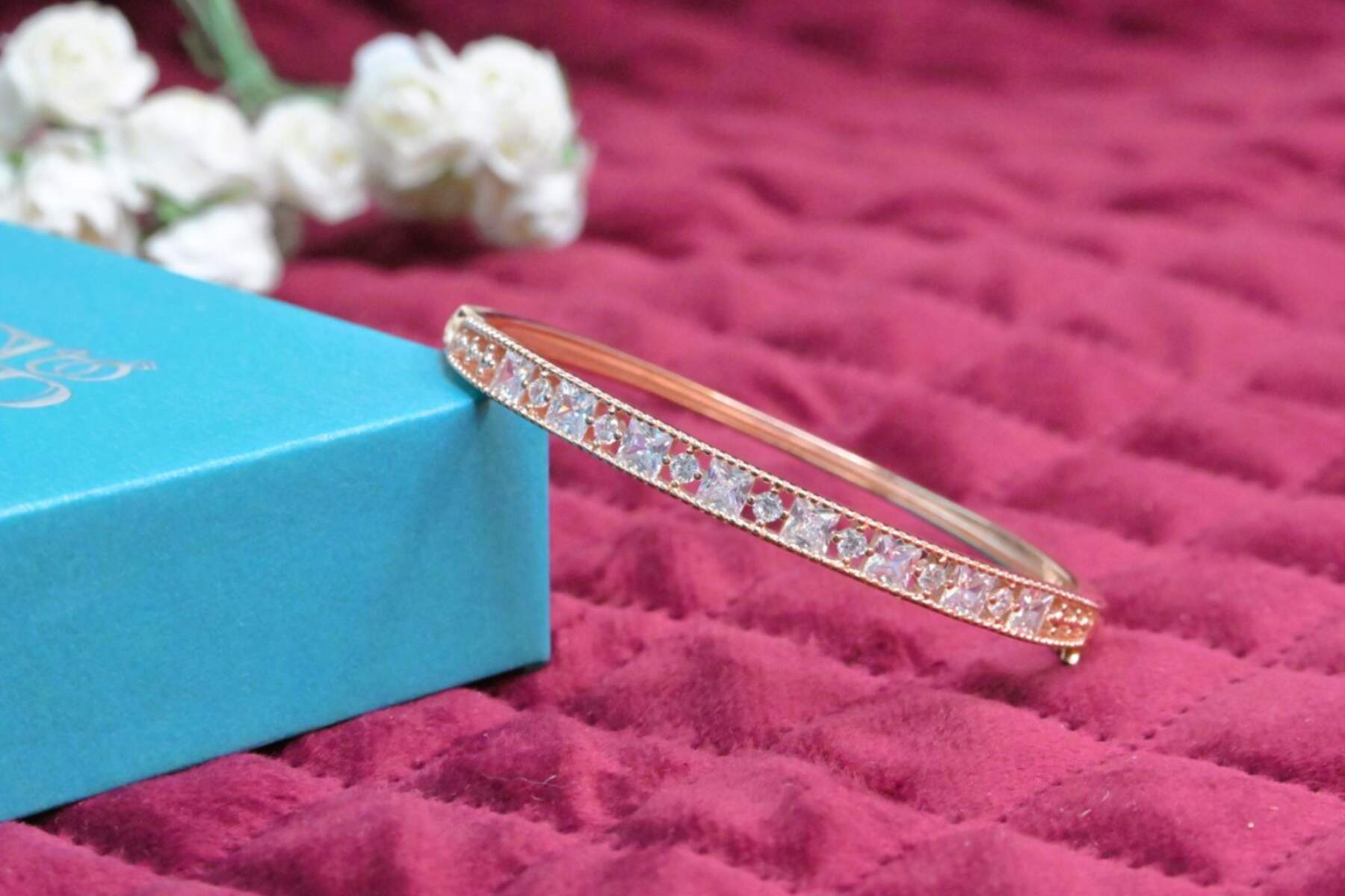 Rose Gold Kada Bracelet