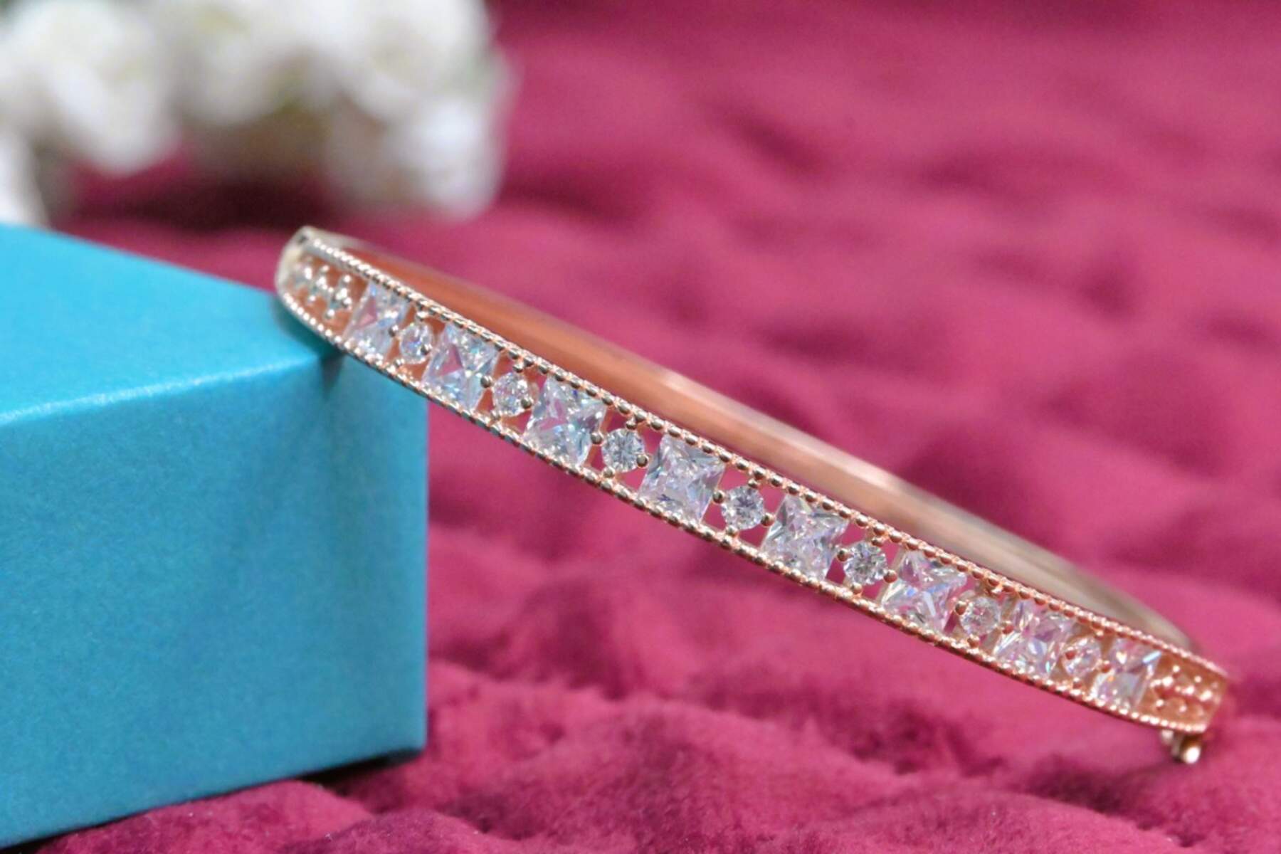 Rose Gold Kada Bracelet