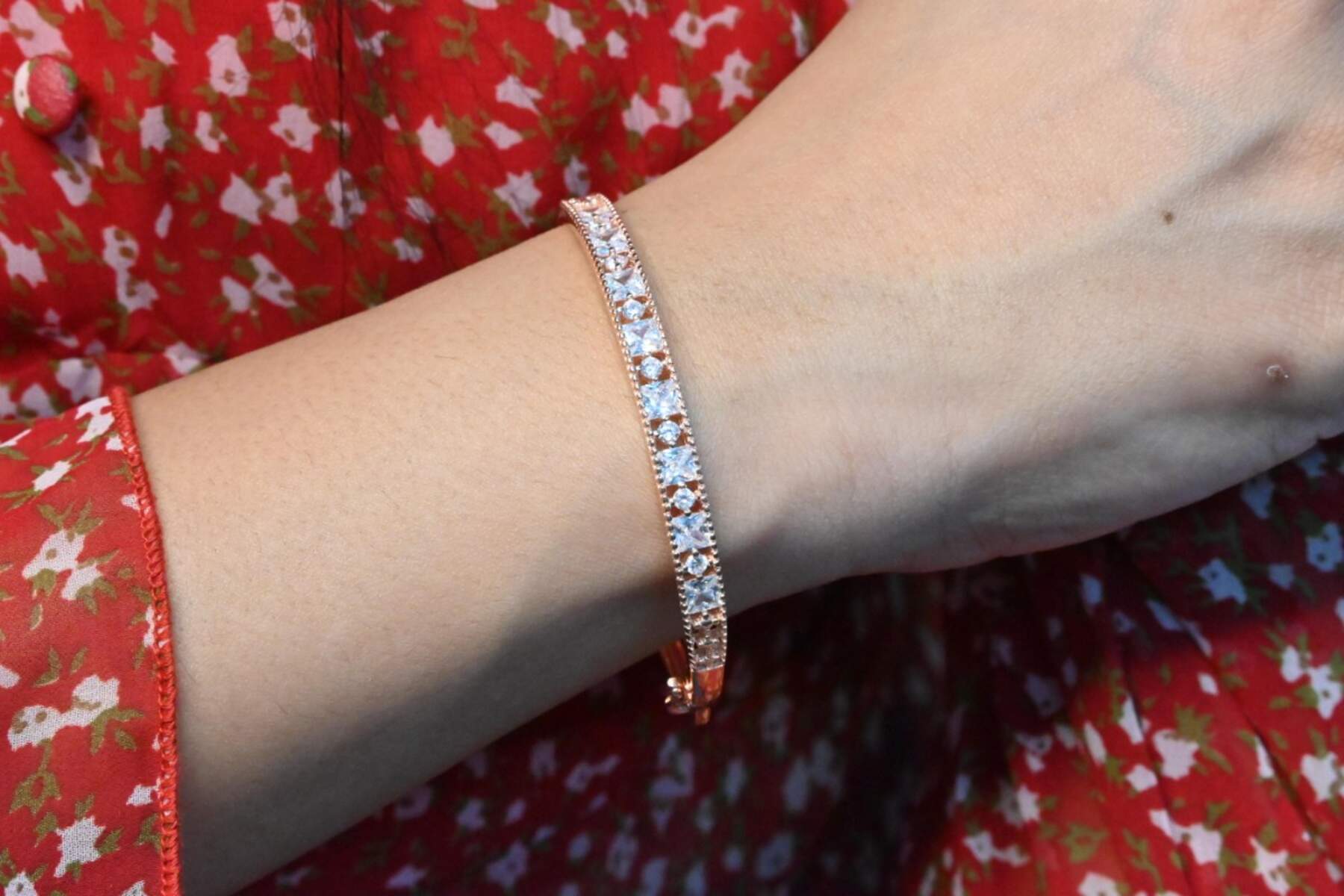 Rose Gold Kada Bracelet