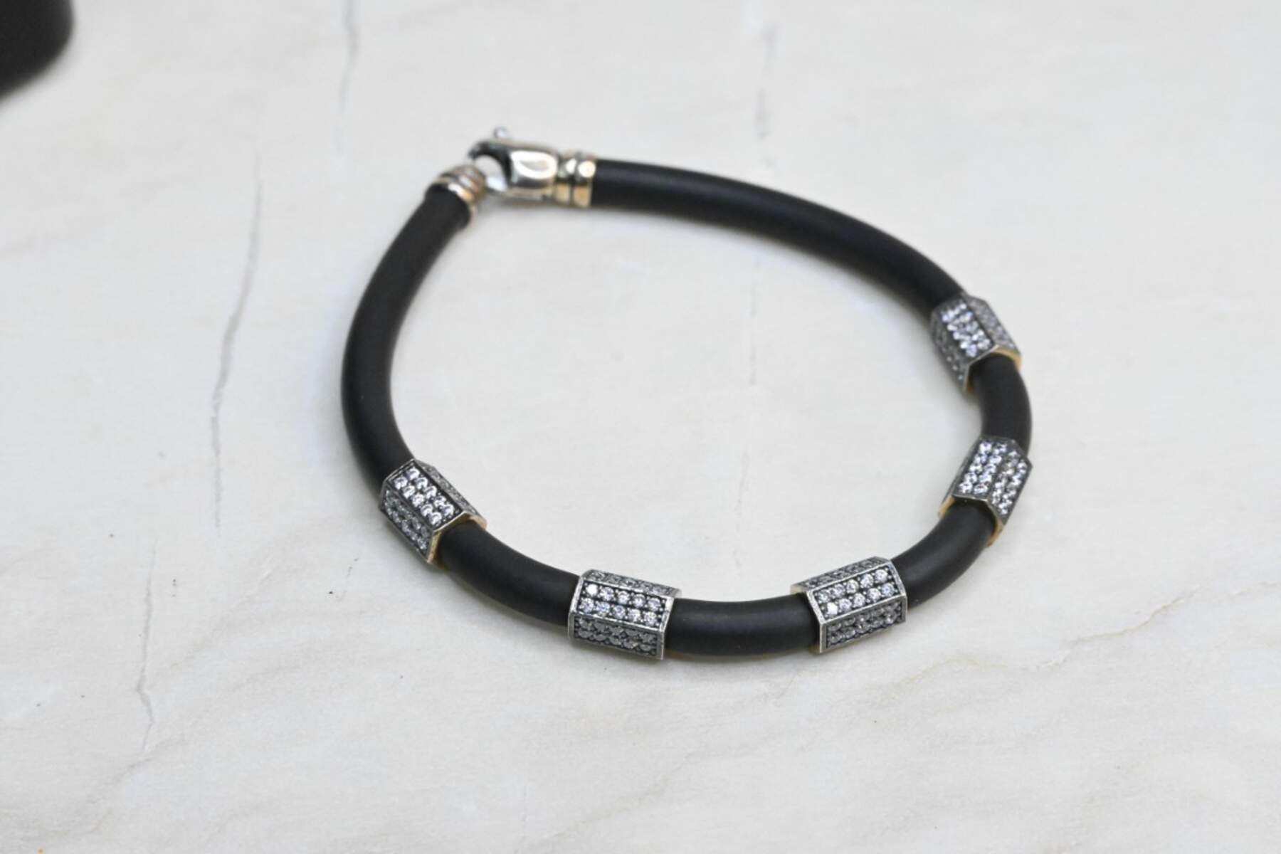 Silicon Belt Mens Bracelet