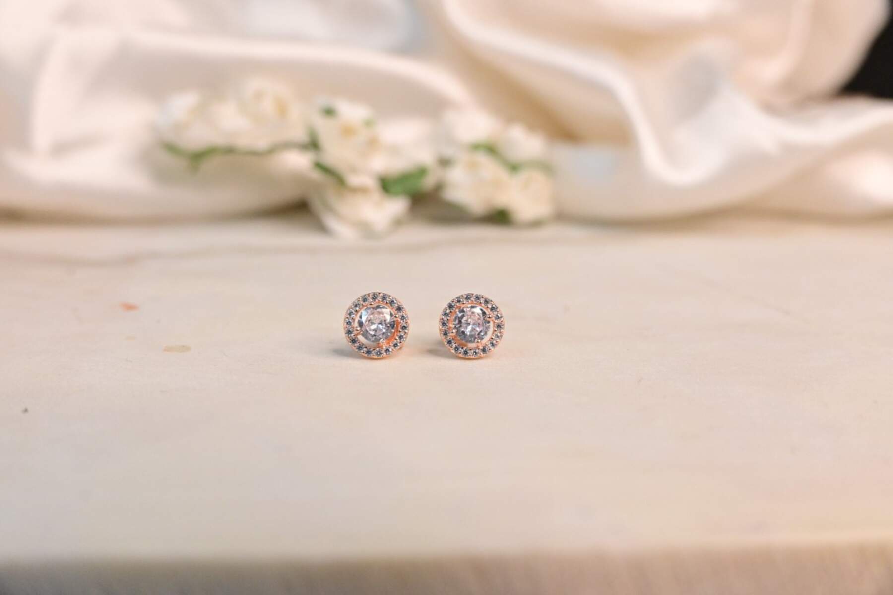 No Halo Diamond Studs