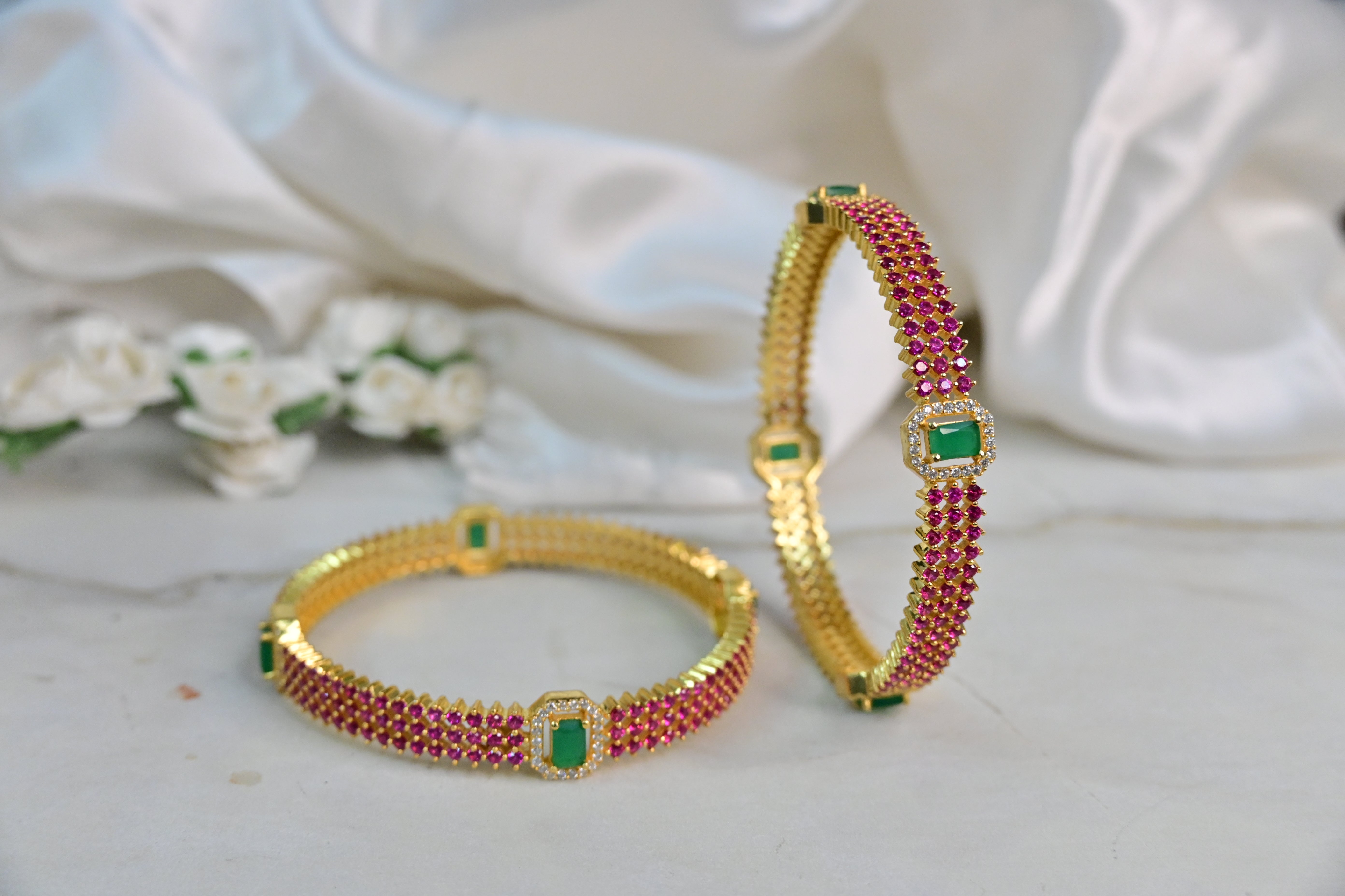 Gold Plated Classic Bangles