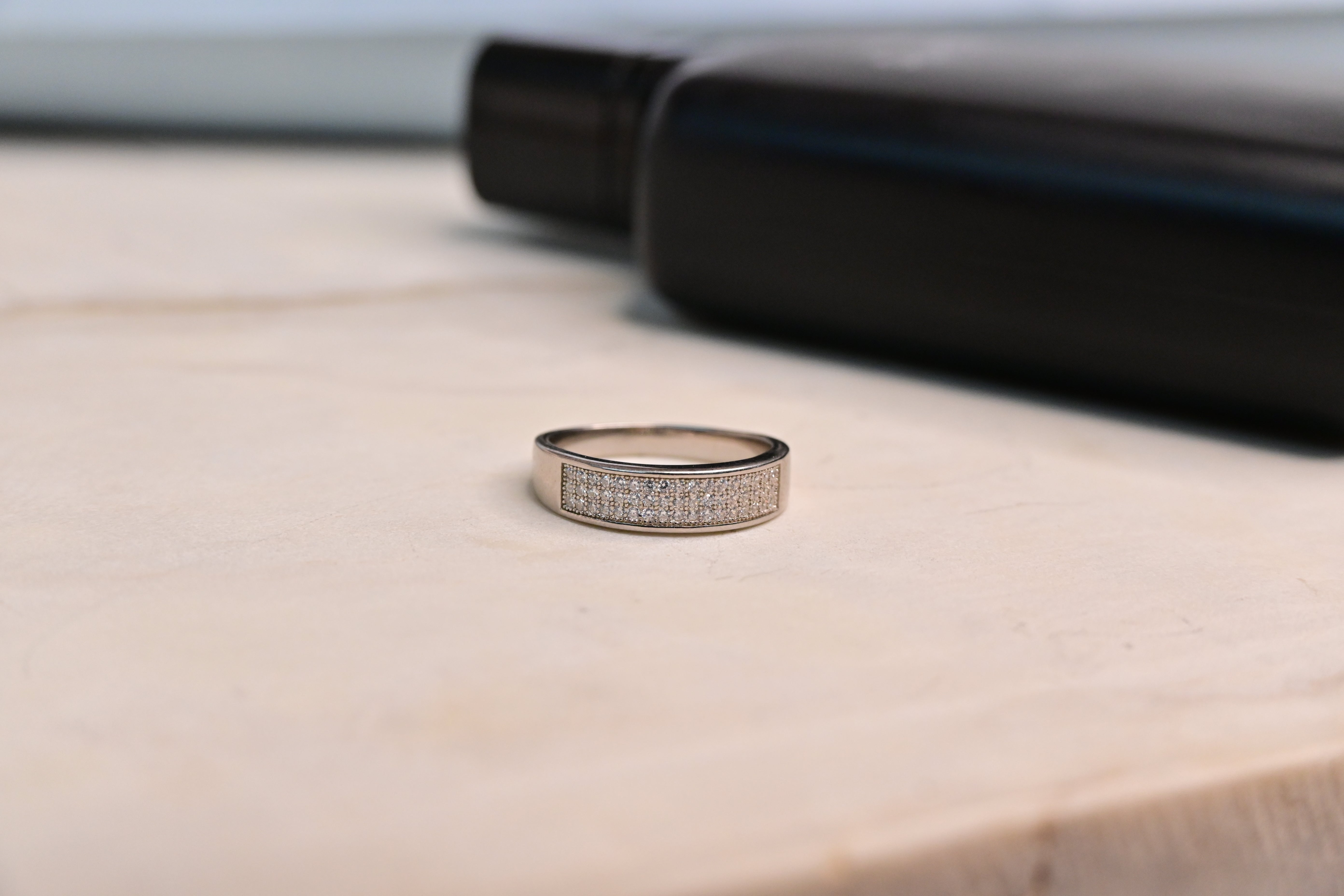 Mens Silver Band Ring