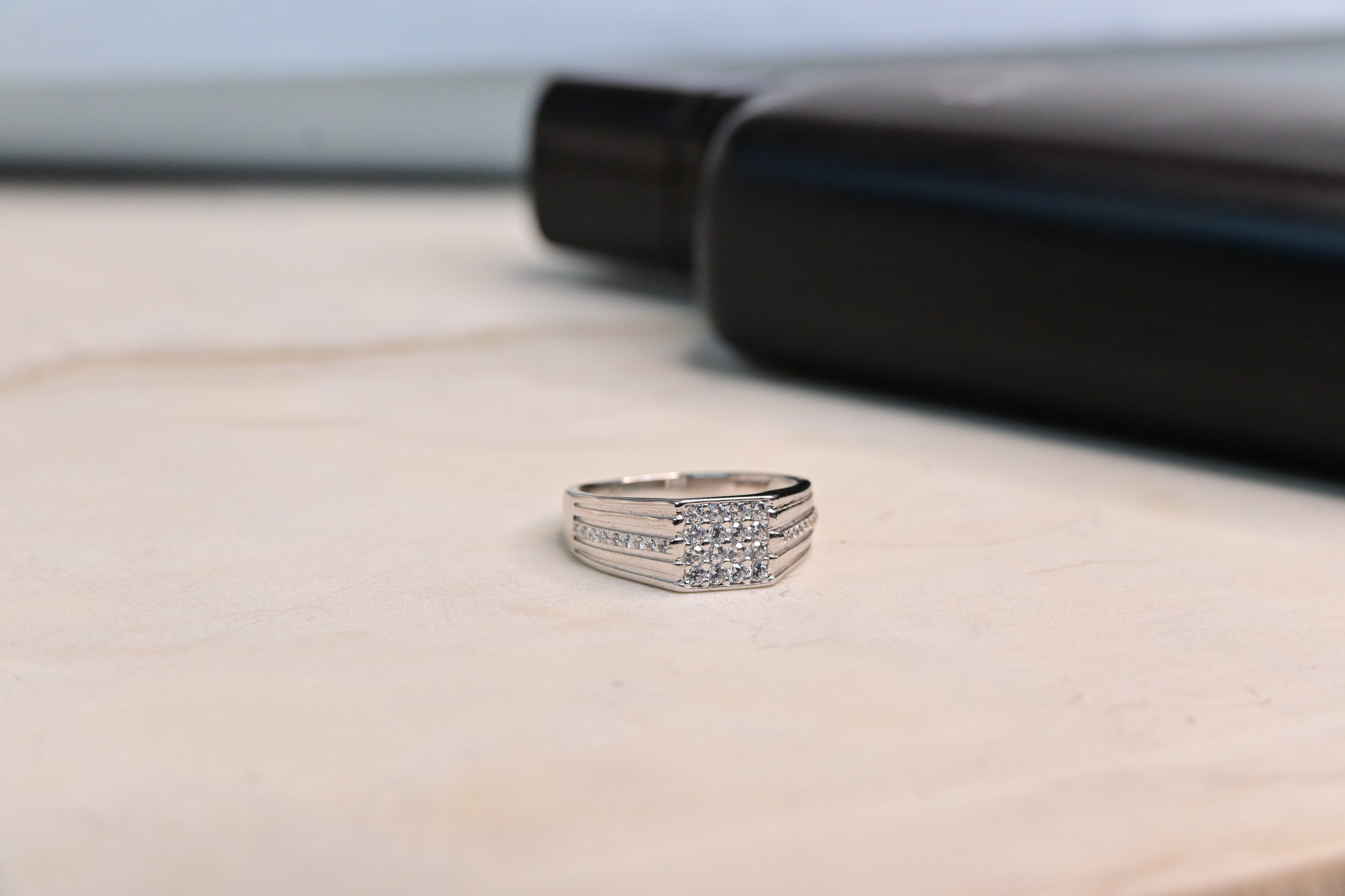 Classic Silver Mens Ring