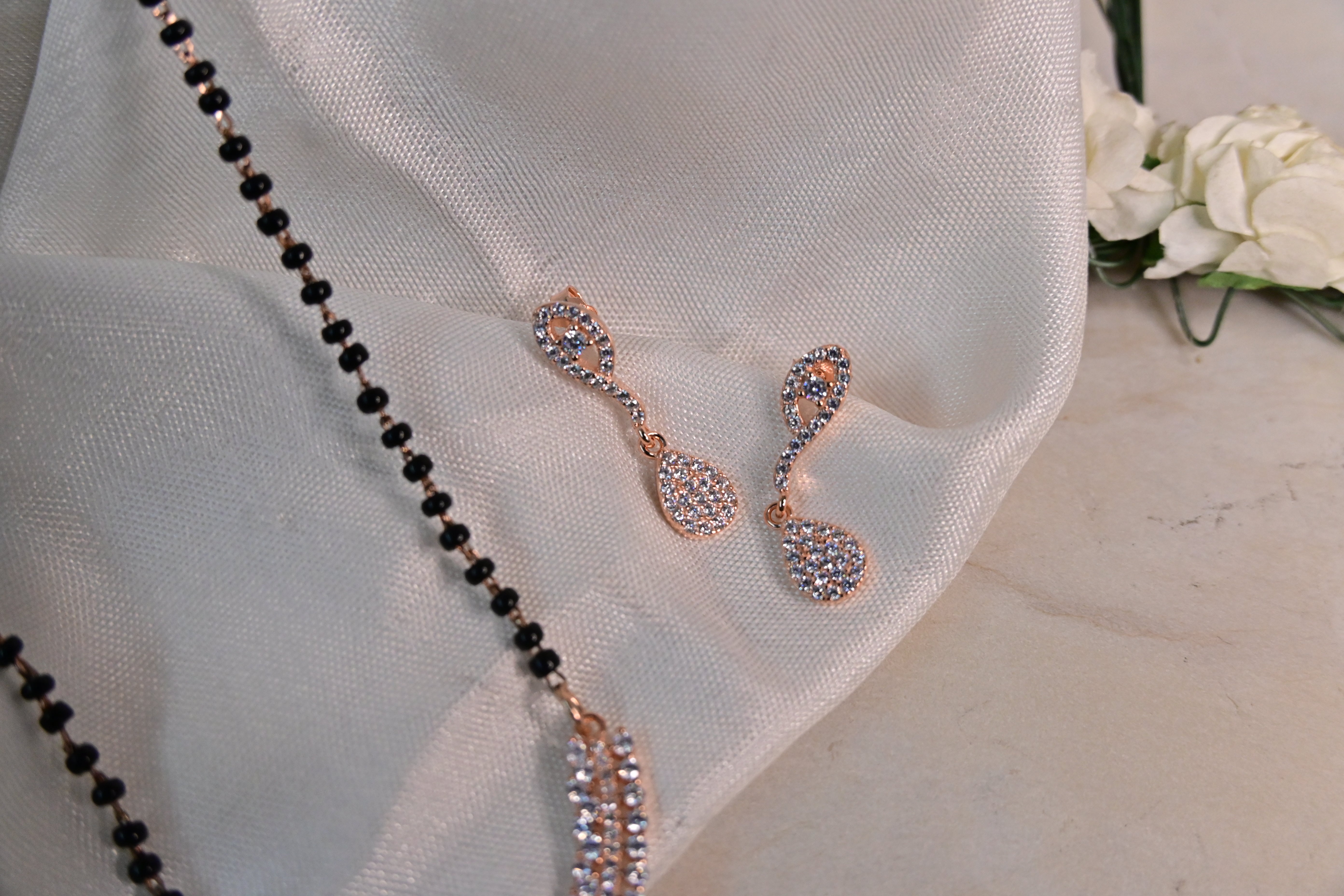 Shinning Rose Gold Mangalsutra