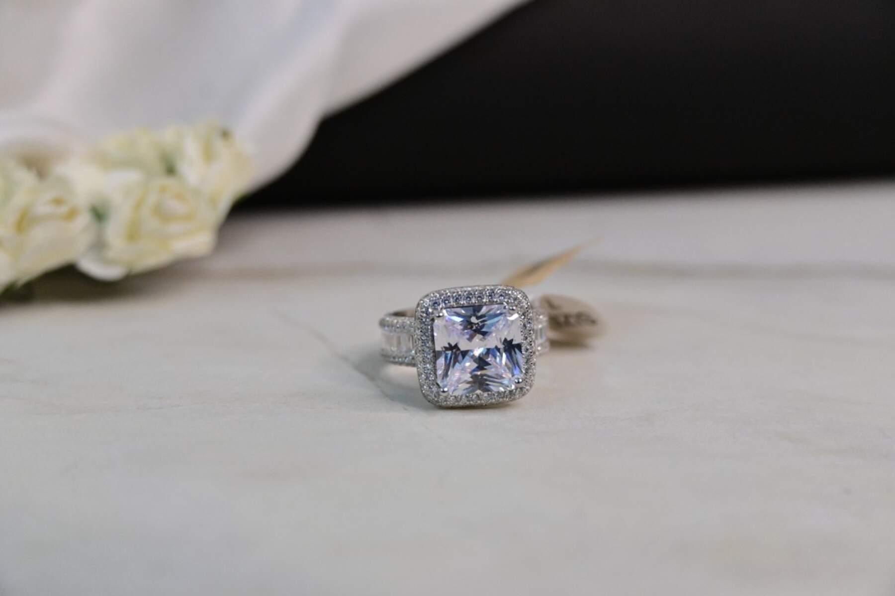 Princess Solitaire Ring