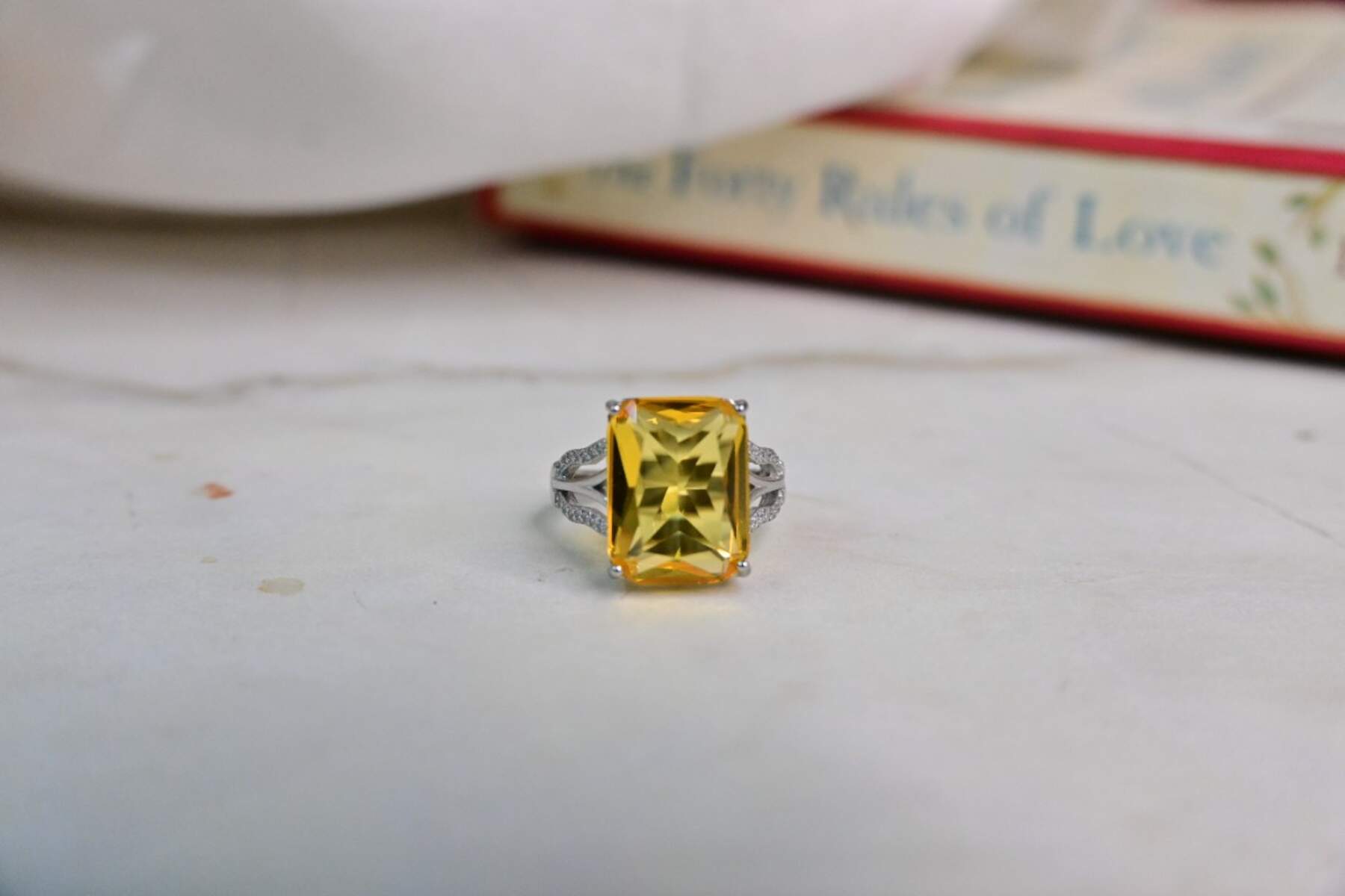 Radiant Yellow Ring